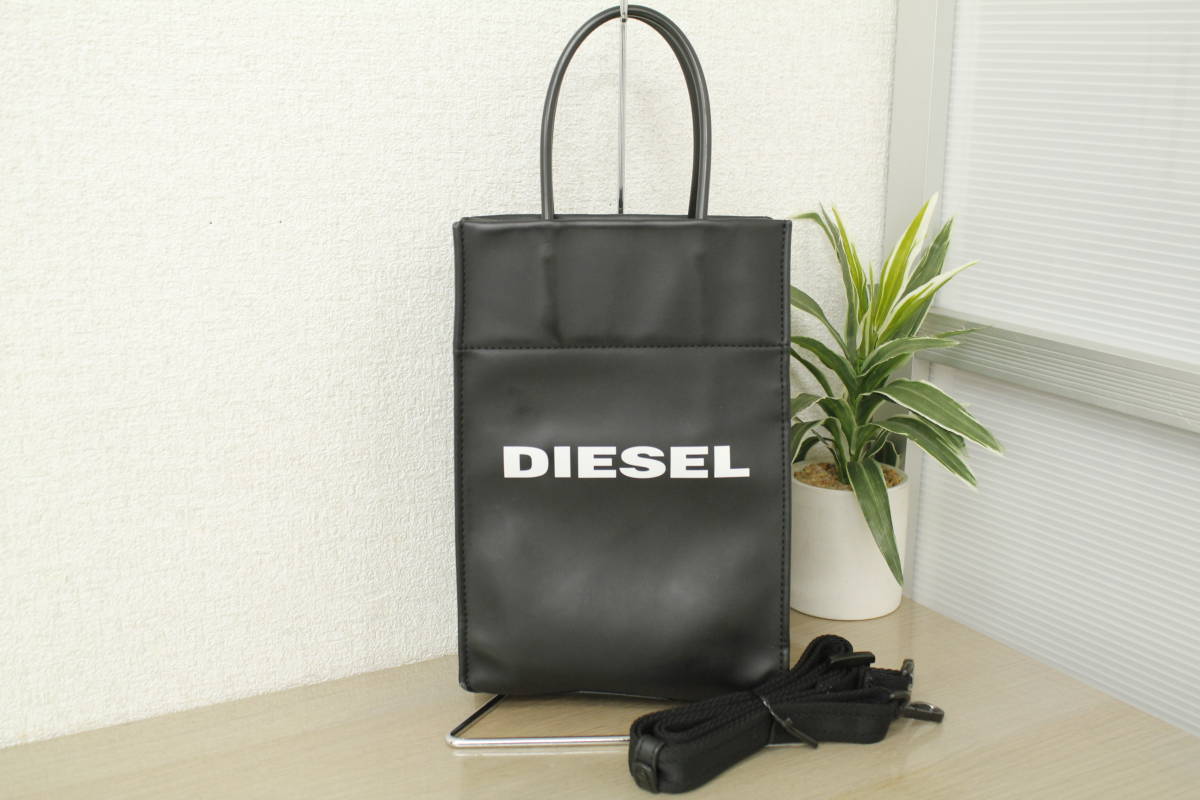 DIESEL ディーゼル 2WAYショルダーバッグ ブラック ディーゼル DIESEL ディーゼル 2WAYショルダーバッグ ブラック ディーゼル