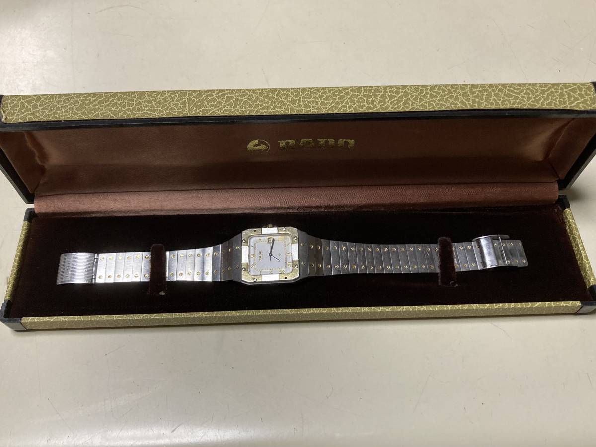 129.9001.4 ラドー クォーツ 腕時計 RADO Yahoo!オークション QUARTZ 