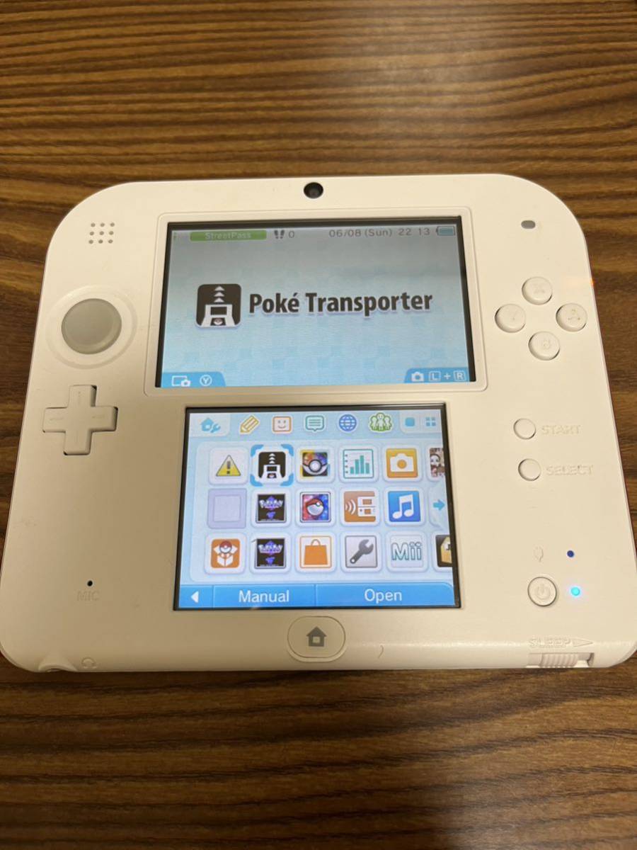 欧州版 ニンテンドー2DS ホワイト×レッド ポケモンバンク ポケムーバー  