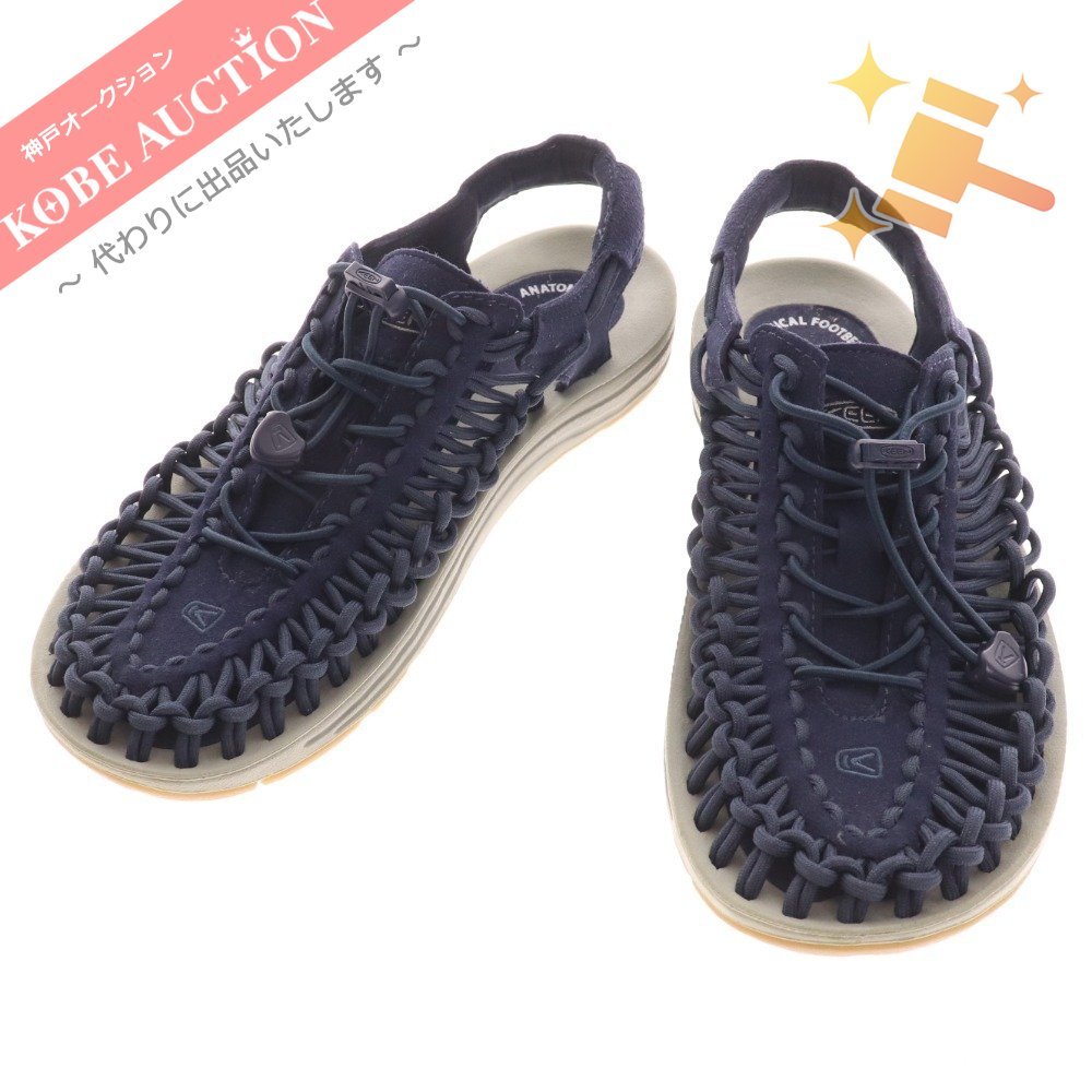 ■ KEEN キーン サンダル スポーツサンダル アウトドア ユニーク メンズ 25cm ネイビー 未使用