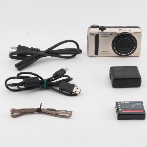 #6288 CASIO カシオ デジタルカメラ EXILIM EX-ZR300GD ゴールド ハイスピード 高速連写 