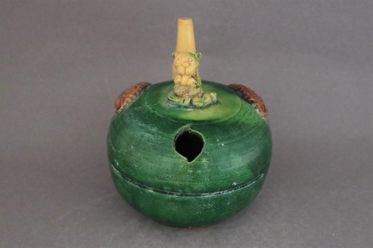 GTS】☆中国明・三彩猿霊桃を食す桃形水注17～