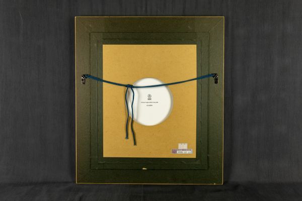 T01-1451 陶板画 ロイヤルコペンハーゲン 藤田 嗣治 タイトル カフェに