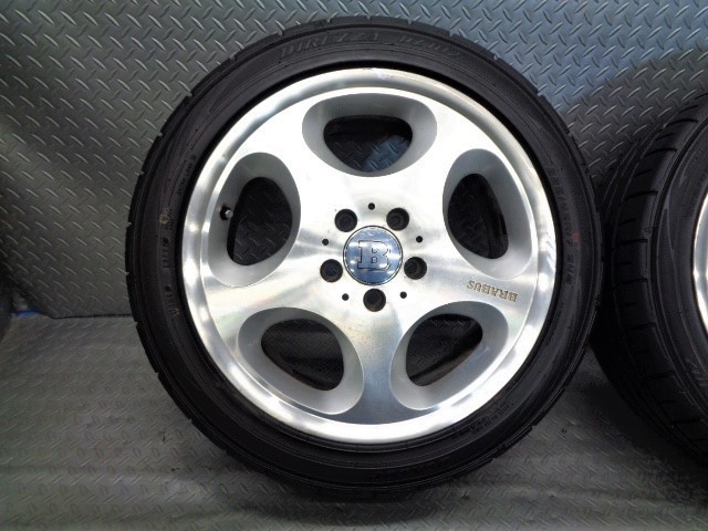 激レア BRABUS 17インチ ホイール タイヤ 4本 225/45R17 17 7.25J 112