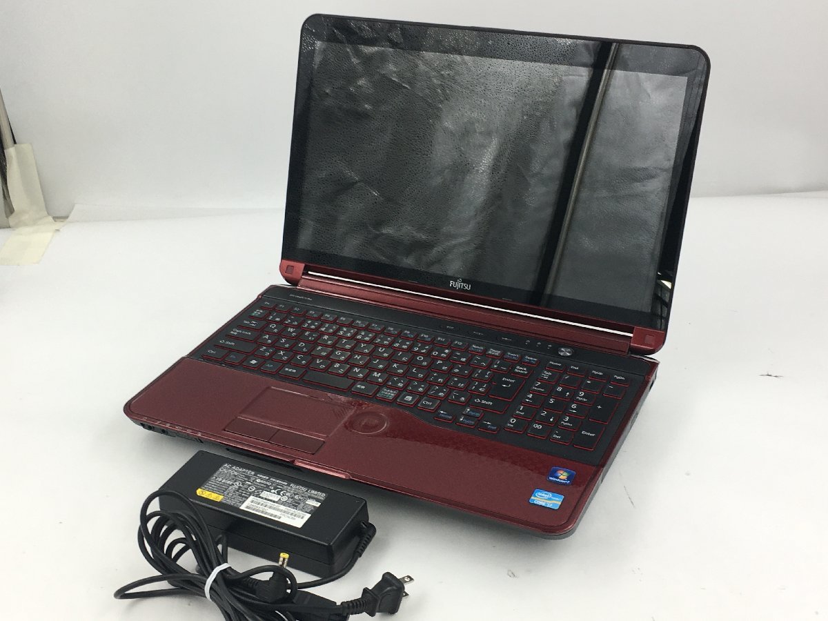♪▲【FUJITSU 富士通】ノートPC/Core i7 2670QM(第2世代)/HDD 750GB FMVA77ERZ Blanccoにて消去済み 0807 N 22