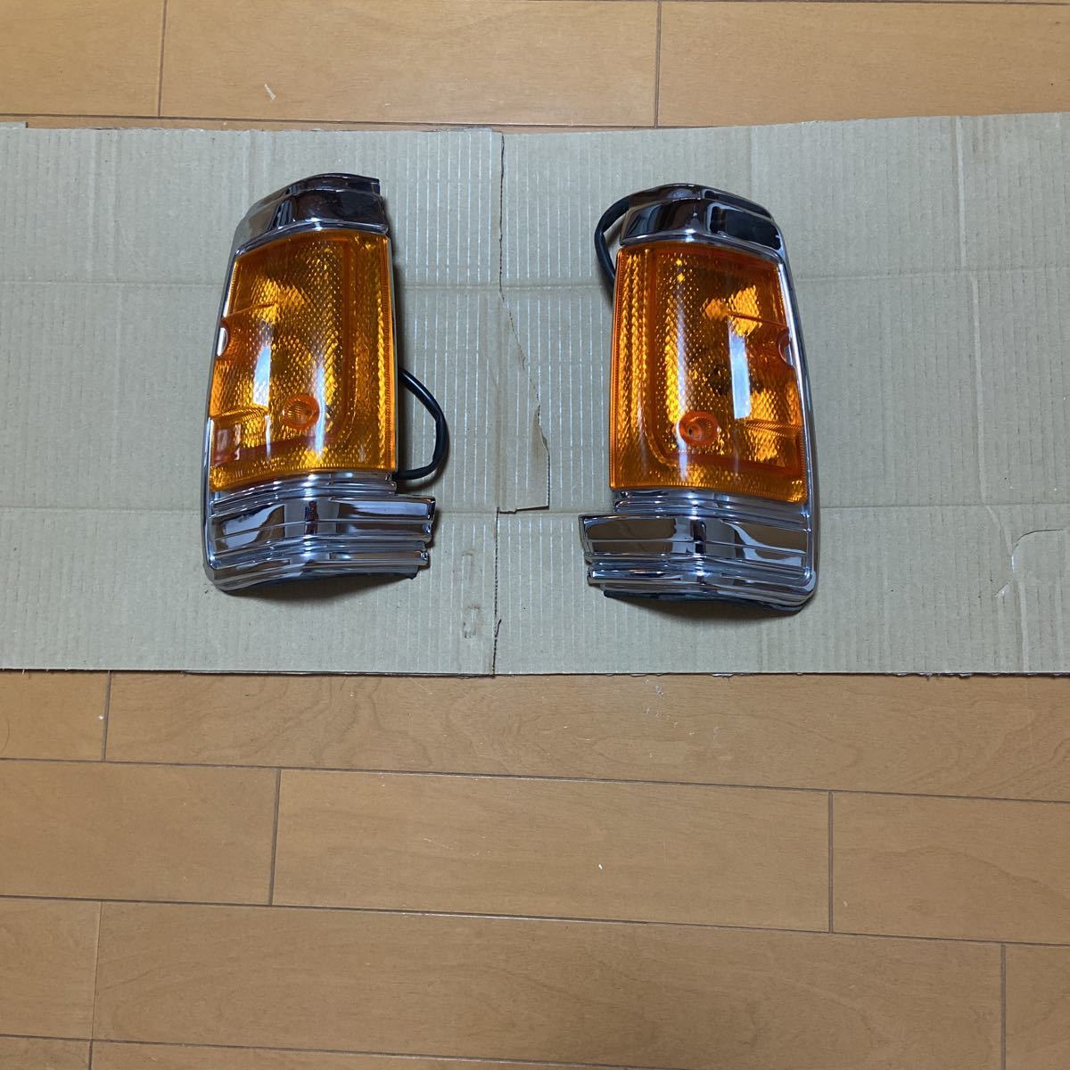 ダットサン720 メッキサイドマーカーコーナーレンズ　ダットサントラック　NISSAN720 ダットラ　ミニトラック　トラッキン　ローライダー