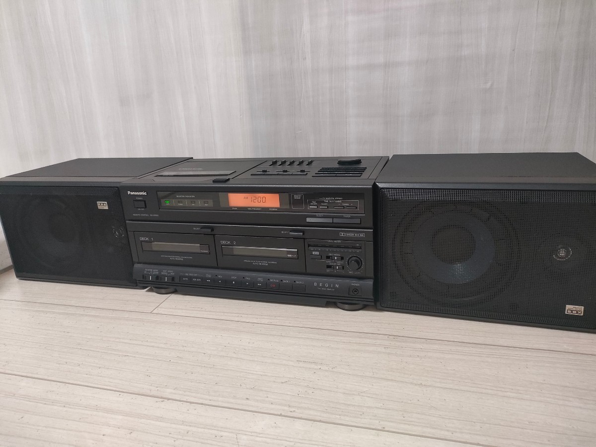 Panasonic DIGITAL RX-DT800 CD/カセットデッキ BEGIN THE NEW SIMPLES
