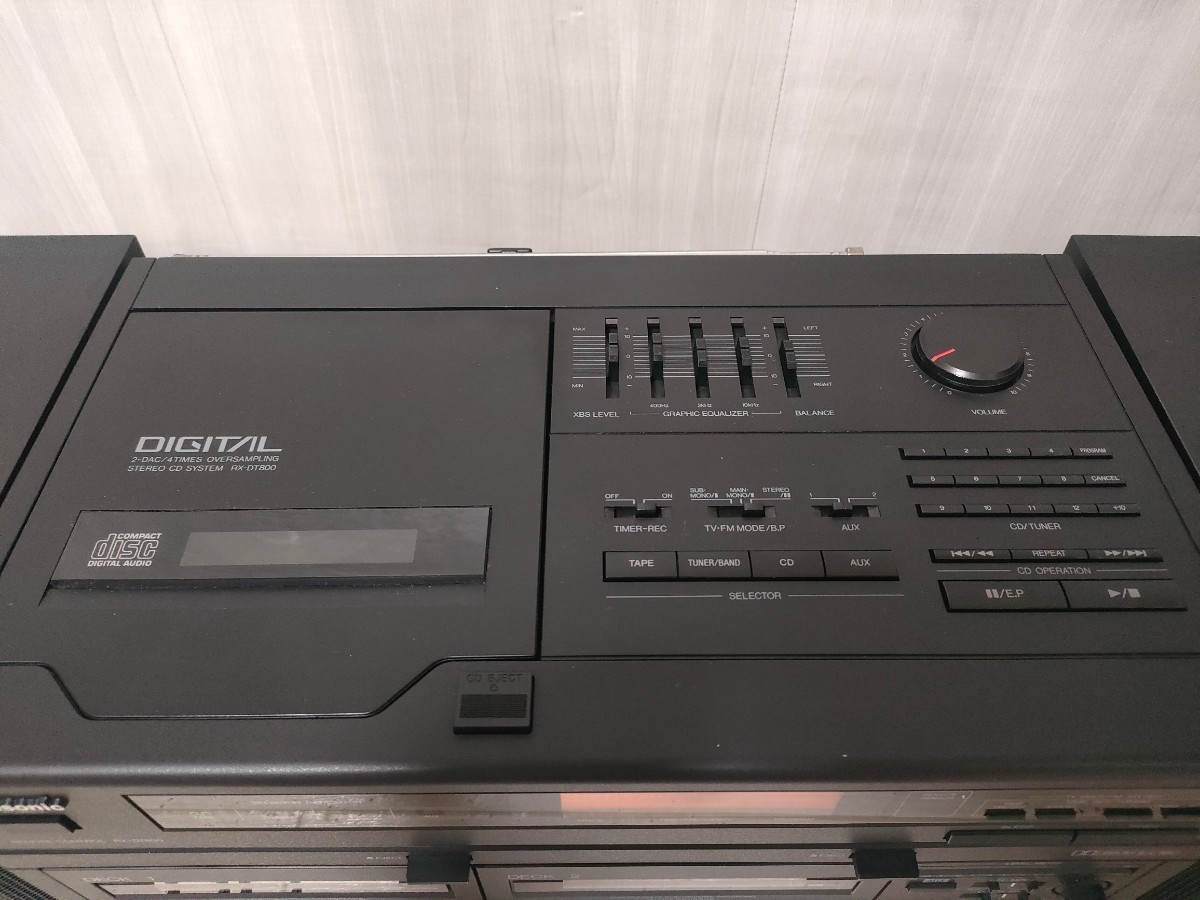 Panasonic DIGITAL RX-DT800 CD/カセットデッキ BEGIN THE NEW SIMPLES