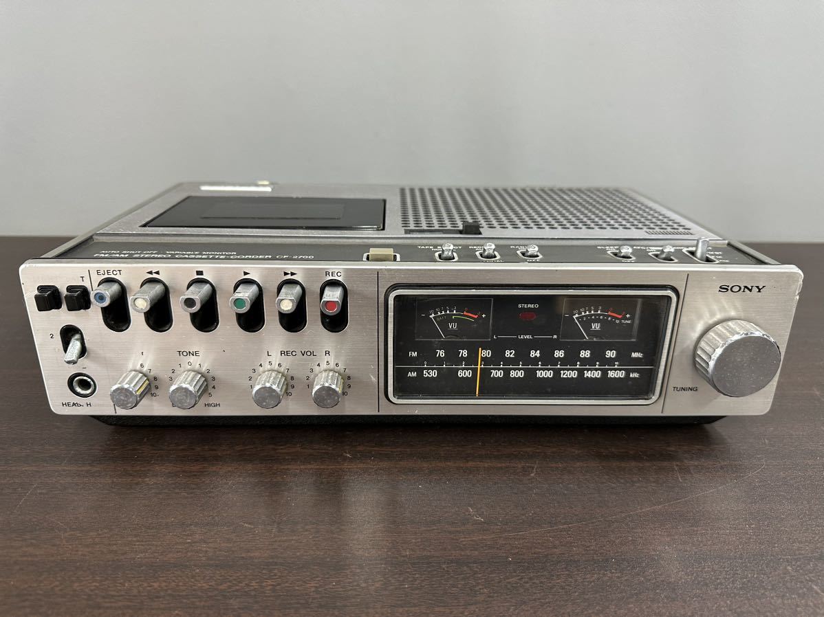 驚きの破格値，爆買い SONY ソニー CF-2700 ラジオカセットレコーダー