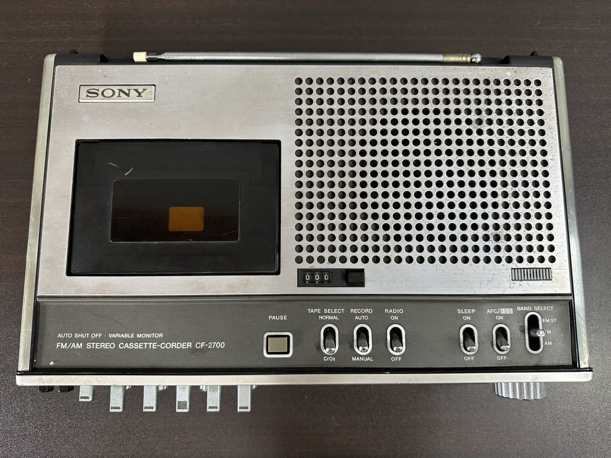 驚きの破格値，爆買い SONY ソニー CF-2700 ラジオカセットレコーダー