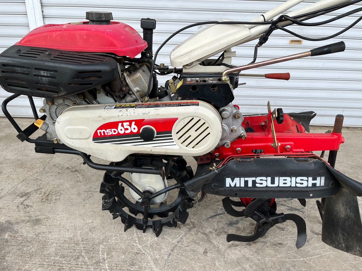 Yahoo!オークション 三菱 mSD656 耕運機 - 三菱 管理機 耕運機 畝立て 