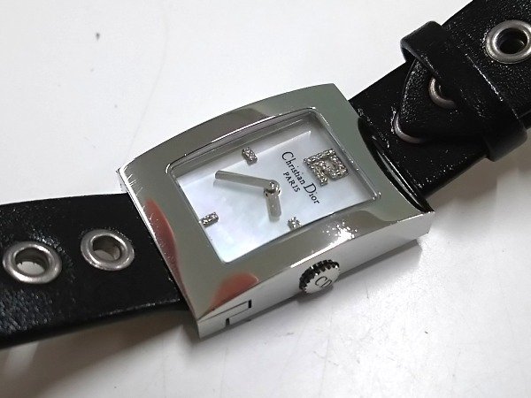 ♪Christian Dior クリスチャンディオール レディース 腕時計 D108-109 EV5527 現稼働品♪USED品