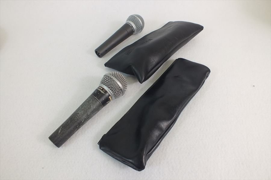 ◇ SHURE シュアー SM58 マイク ソフトケース付き 音出し確認済 中古