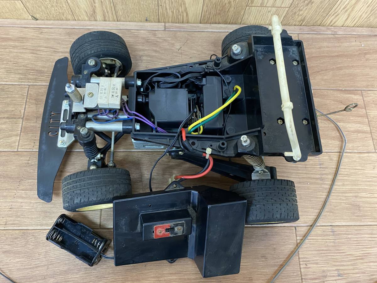 30 当時物 ジャンク タミヤ ホンダ シティターボ 電動 RC ラジコン サンワ AM DASH 27MHz 搭載(田宮模型)｜売買された