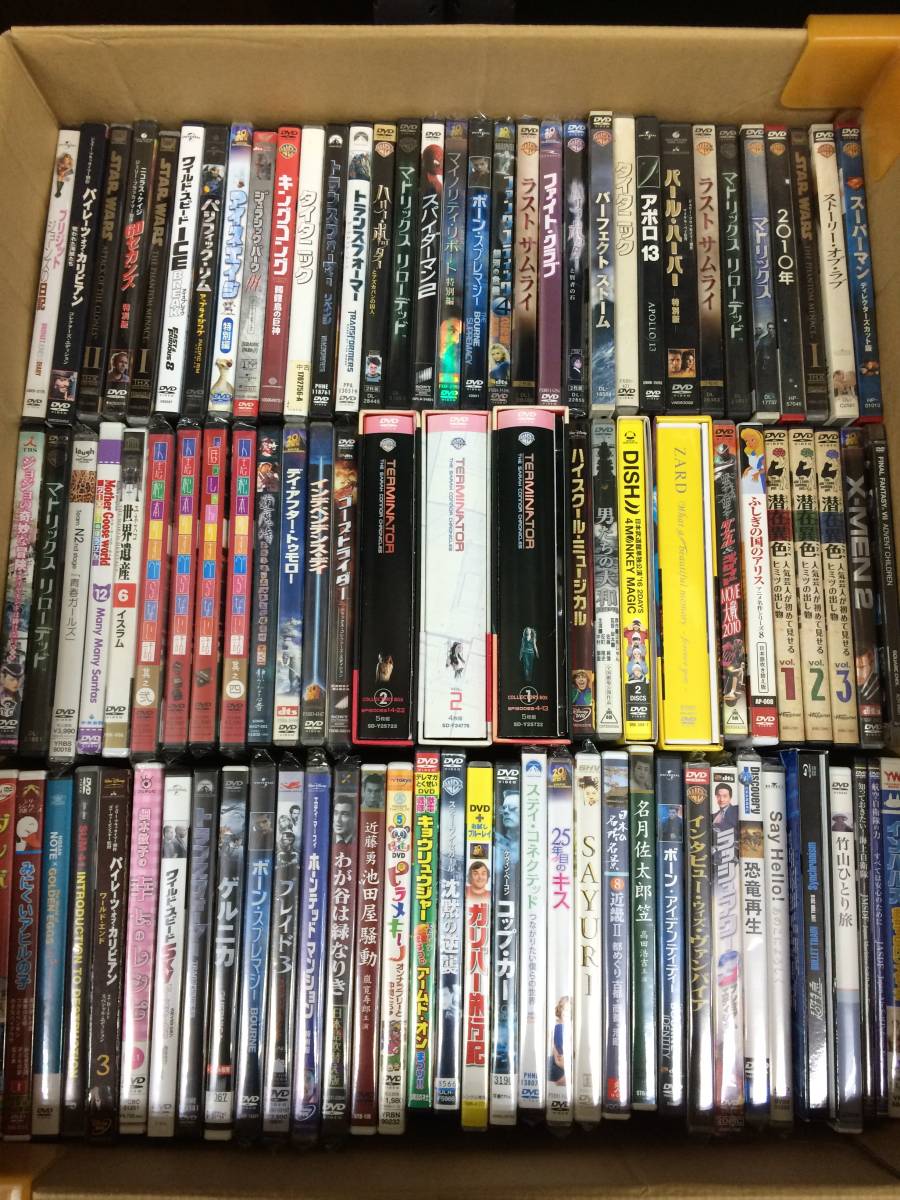 DVD 160サイズ まとめ売りセット 洋画/邦画/ドラマ/アニメ/キッズ/音楽