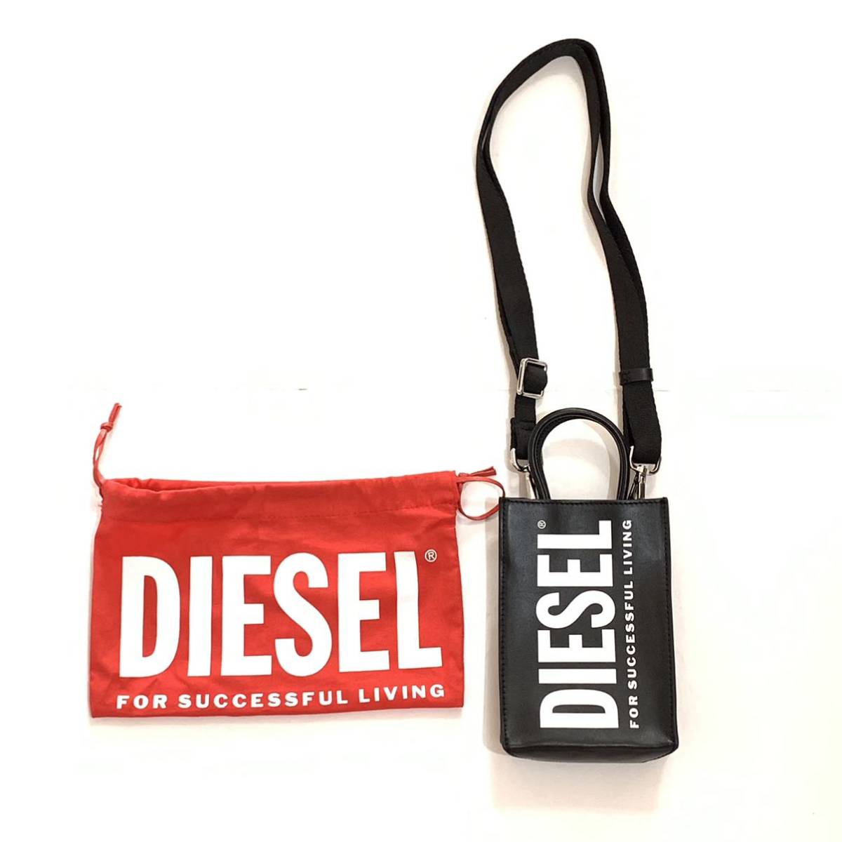 ディーゼル DIESEL ショルダーバッグ ミニ ポーチ 1DR XS 2way 本革 