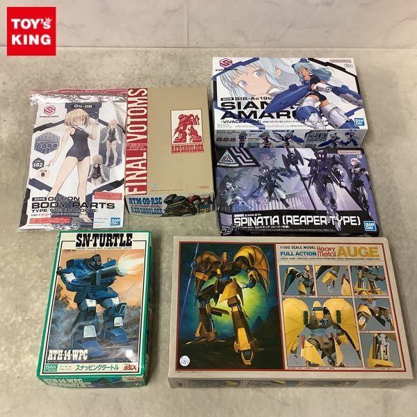 1円〜 未開封含 バンダイ 1/100 オージェ 30MS オプションボディパーツ タイプS02 カラーB タカラ 1/35 レッドショルダーカスタム 他