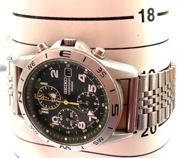 SEIKO CHRONOGRAPH セイコー クロノグラフ 7T92-0DX0 クォーツ 100m