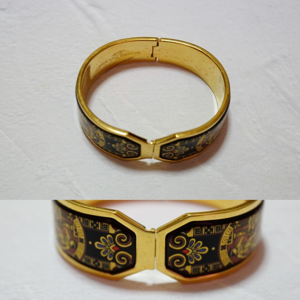 100%新品，定番人気 157 MICHAELA FREY/ミカエラフレイ ブランド バングル 腕輪 ヴィンテージ アクセサリー ビンテージ アンティーク ゴールドカラー 装飾品(バングル)｜売買されたオークション情報、yahooの商品情報 その他