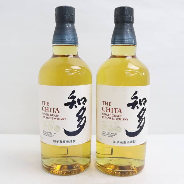 2本セット】SUNTORY（サントリー）知多 1972 43％ 700ml ※ラベル汚れ