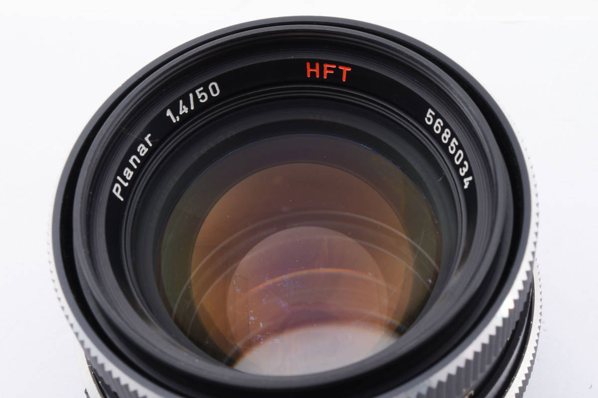 ☆極美品☆カールツァイス Carl Zeiss Planar 50mm 1.4 HFT QBMマウント ☆