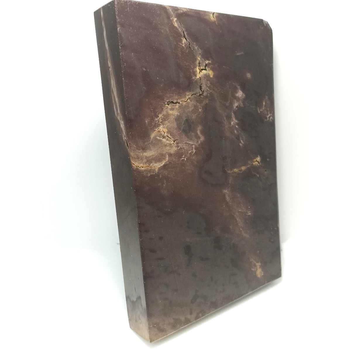 FC329書道硯. 端渓硯「祥雲紋図」細密彫り古端名硯.大西洞.