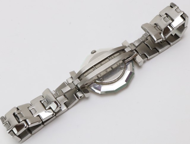 2308-546 スワロフスキー クオーツ 腕時計 SWAROVSKI クリアケース モノクロ 柄文字盤 純正ブレス 腕時計 ウォッチ スワロフスキー [スワロフスキー]Swarovski : JP