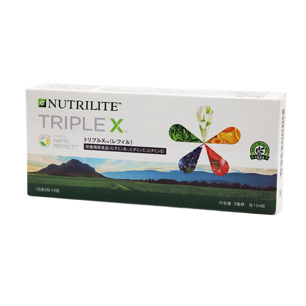 AMWAY アムウェイ トリプルX レフィル 124粒 NUTRILITE H6565