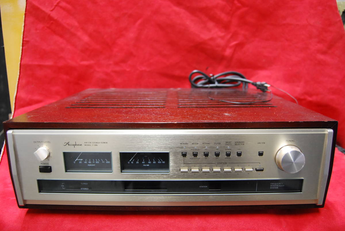 Accuphase T -106 FM Accuphase AM FMステレオチューナー T-106 （管理