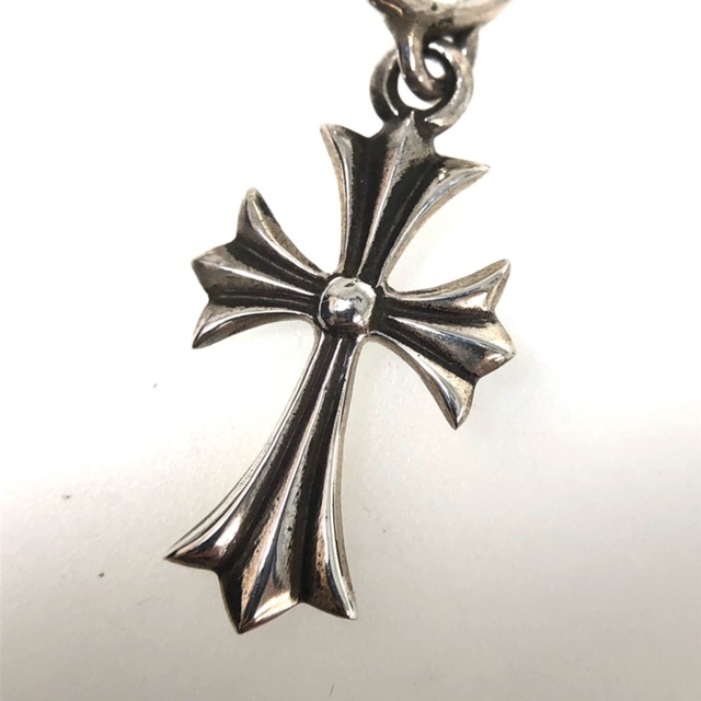 CHROME HEARTS】クロムハーツ タイニークロス フープ ピアス sv925