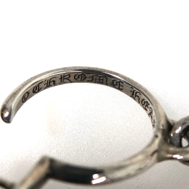 CHROME HEARTS】クロムハーツ タイニークロス フープ ピアス sv925