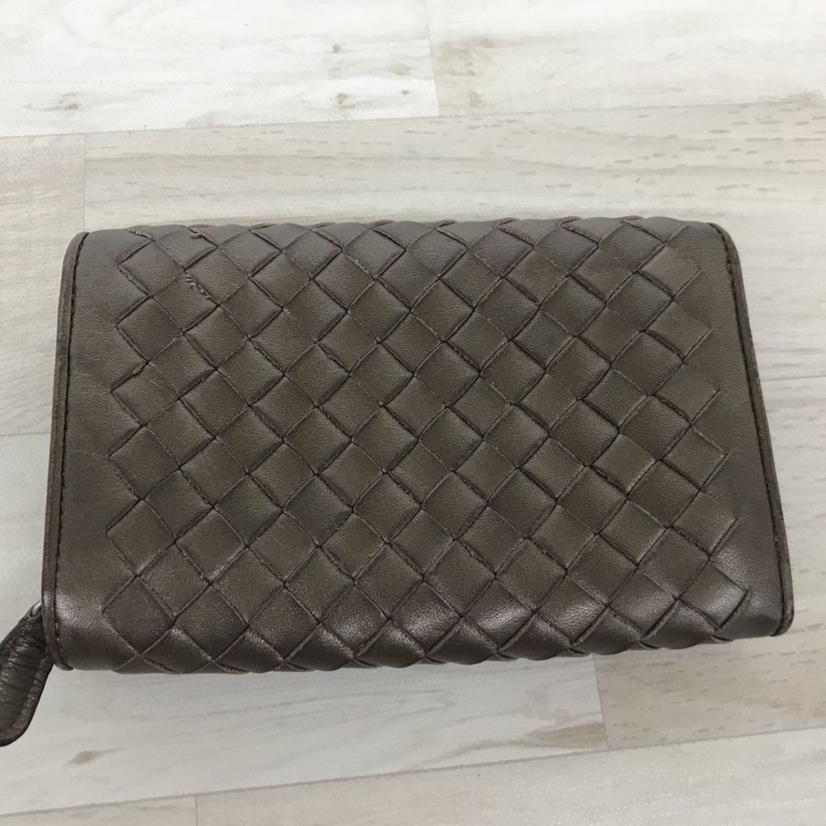 Petit Point Michiko kuge プチポワン 久家道子 二つ折り財布 ブロンズ 