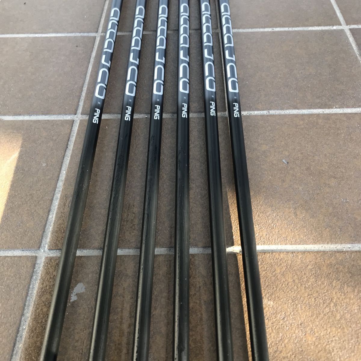 美品】PING ピン i525アイアン 6〜9.W.U 6本セットALTA JCB R ブラック 