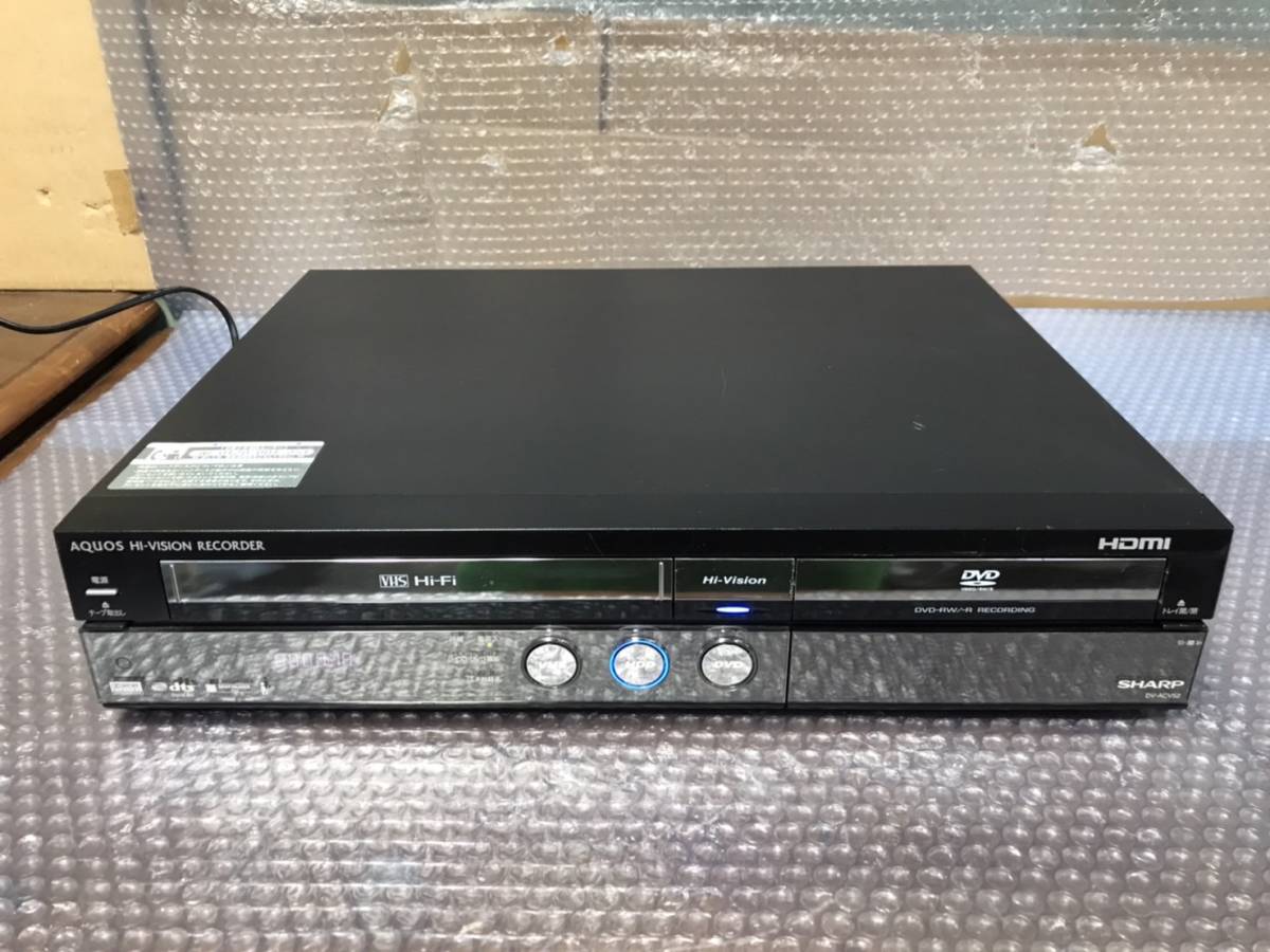 シャープ DV-ACV52 - メルカリ HDD搭載 VHS DVDレコーダー SHARP（DVD