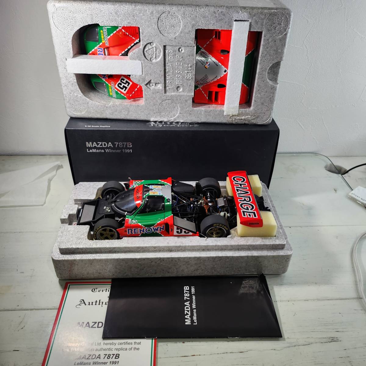 AUTOart オートアート MAZDA 787B 1/18 ルマン 優勝車 レプリカ1991
