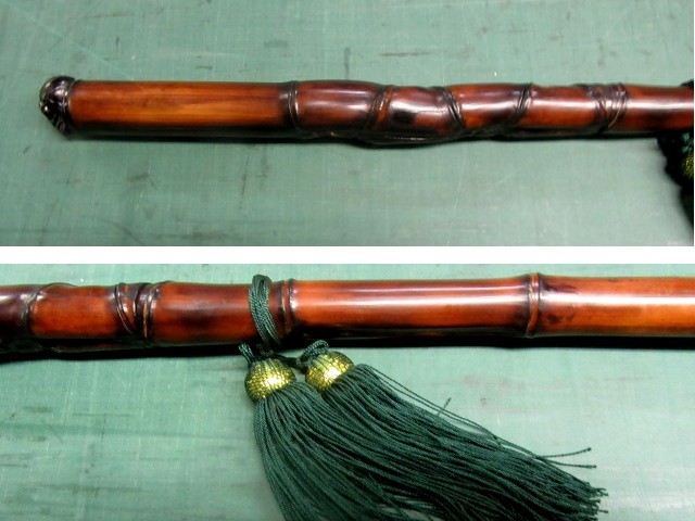 2 座頭市 髑髏 仕込み杖 模造刀