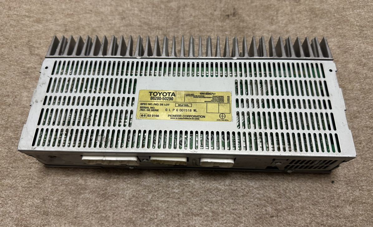 限定SALE，人気セール レクサス LS UVF45 LS600h USF40 LS460 純正 オーディオアンプ パワーアンプ 86280-50290 GM-8367ZT み(アンプ)｜売買されたオークション情報、yahooの商品情報をアーカイブ公開 - オークファン アンプ