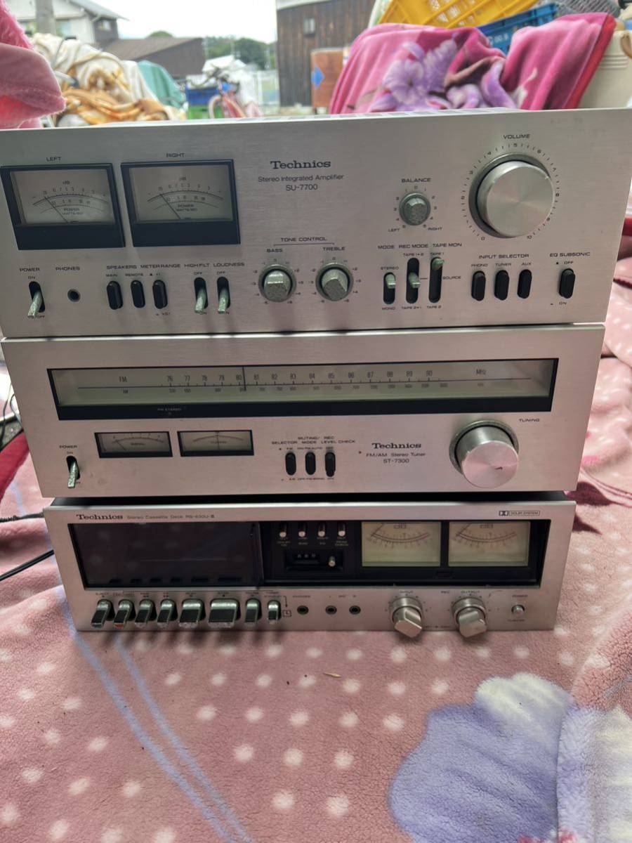 Technics テクニクス カセットデッキ RS-630U-Ⅱ FMAMラジオチューナー