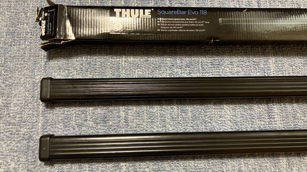 THULE スーリー ベースキャリア スチールスクエアバー2本セット 118cm