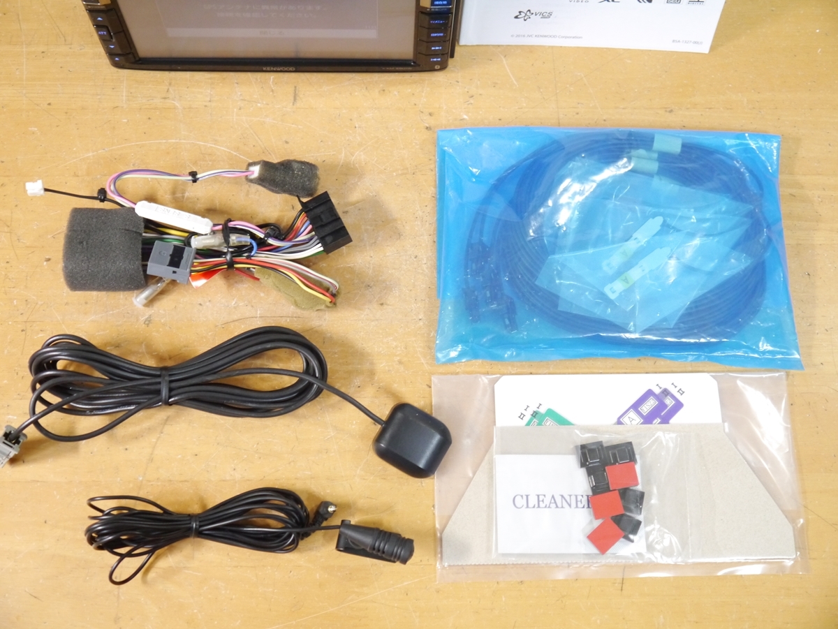 2016年製 スズキ 純正オプション KENWOOD KXM-E501WS メモリーナビ/DVD