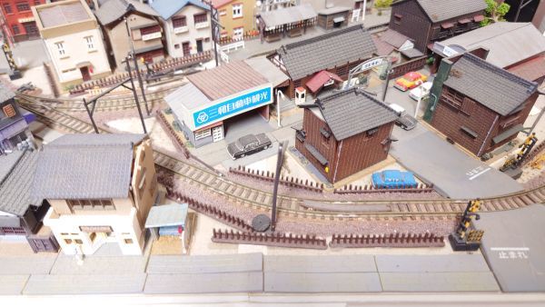 講談社 Nゲージジオラマ「昭和の鉄道模型を作る」半完成品 破損あり