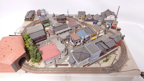 講談社 Nゲージジオラマ「昭和の鉄道模型を作る」半完成品 破損あり