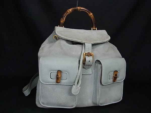バンブー グッチ GUCCI ナイロン×パテントレザー 003・2058・0016・5
