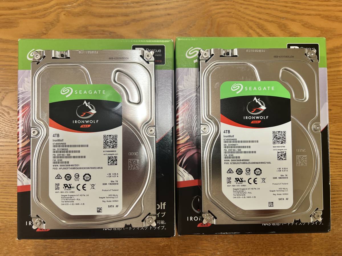 Seagate 4TB ST4000VN008 IronWolf HDD Hard Internal (ST4000VN008 