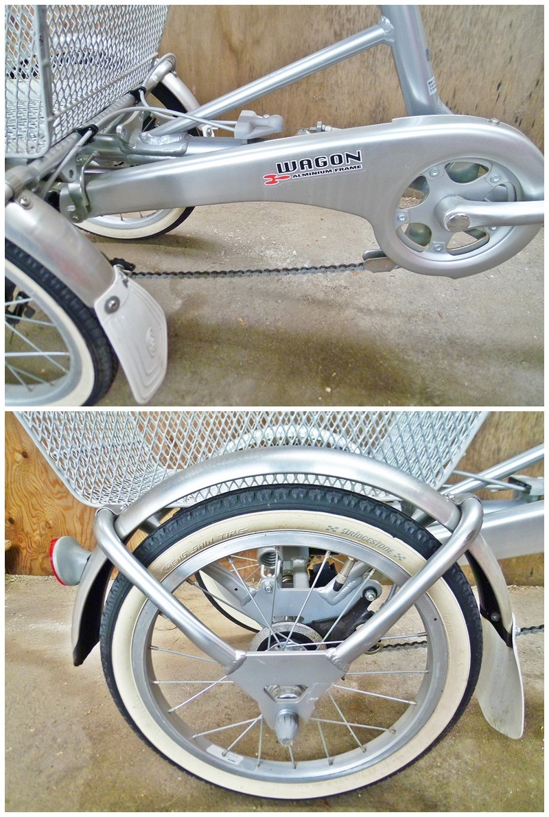 ◇[K0830]BRIDGESTONE ブリヂストンワゴン 大人用 三輪車 WAGON BW10 