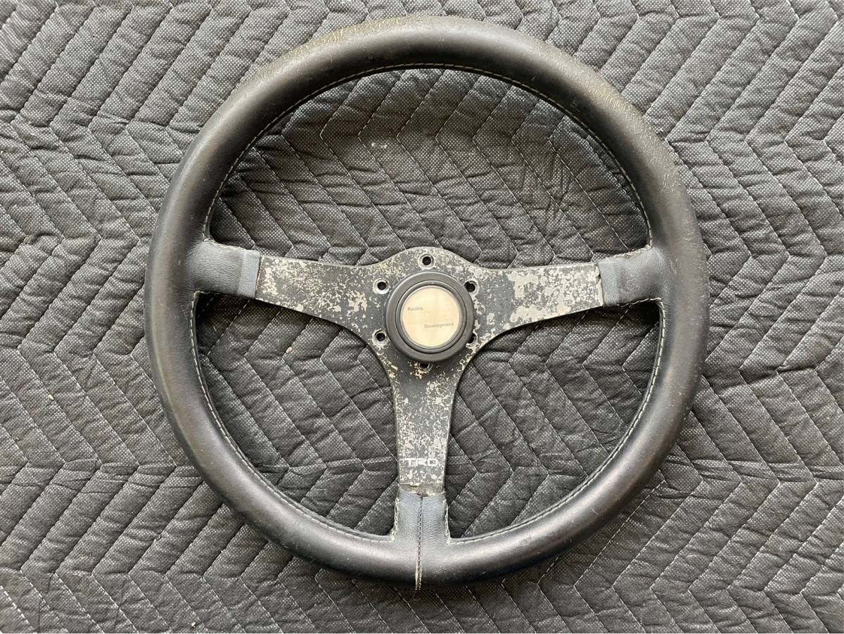 ☆希少☆TRD☆当時物☆N2☆N1☆AE86☆TE27☆KP61☆TE71(ステアリング 