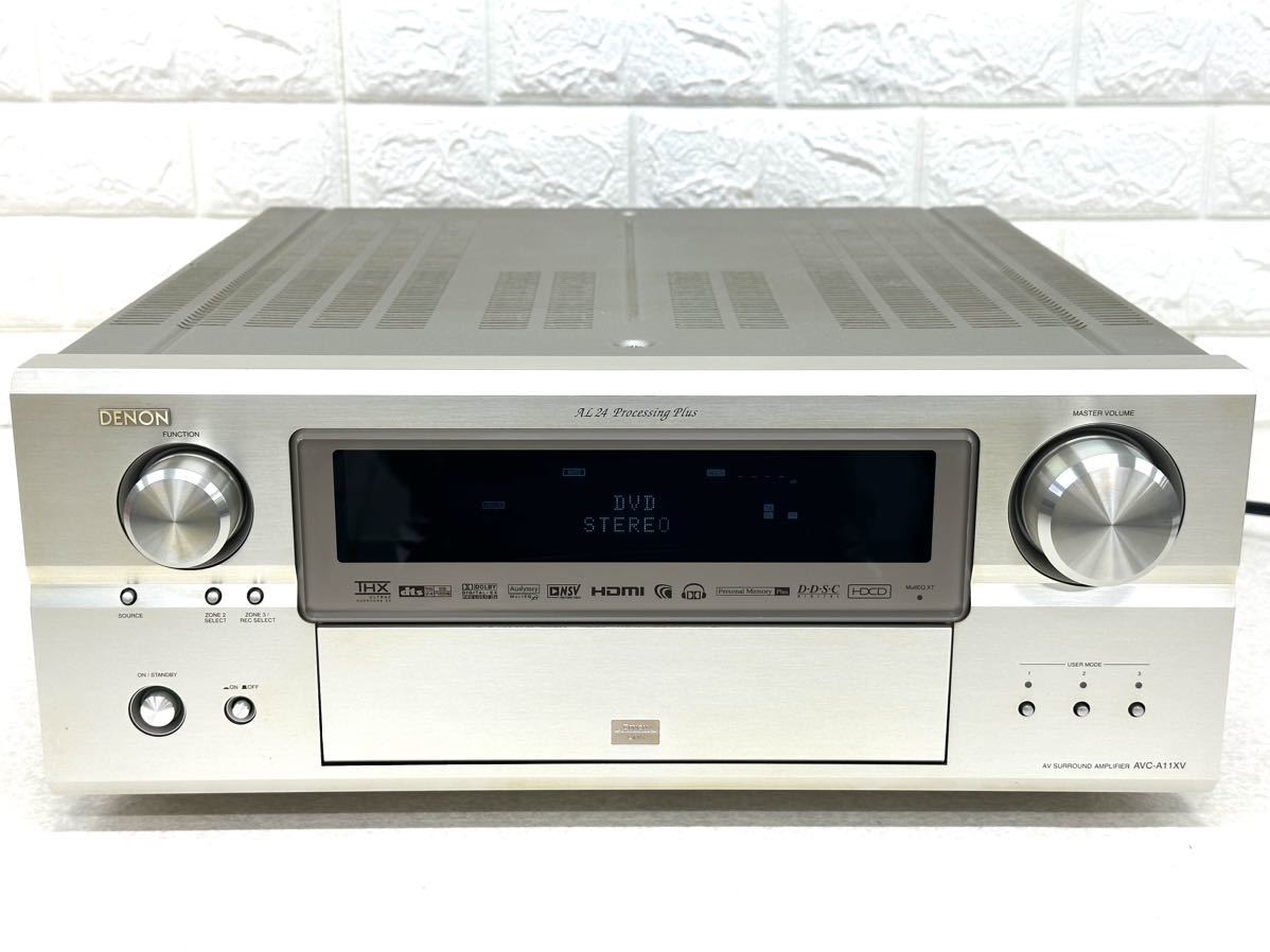 A353 140 DENON デノン AVアンプ AVC-A11XV AVサラウンドアンプ 通電