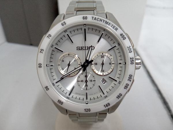 SEIKO／ブライツ 8B82-0AP0／SAGA169／クロノグラフ／セイコー／電波