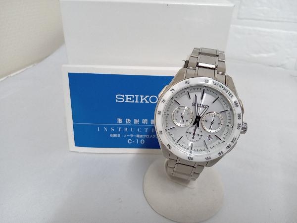 SEIKO／ブライツ 8B82-0AP0／SAGA169／クロノグラフ／セイコー／電波