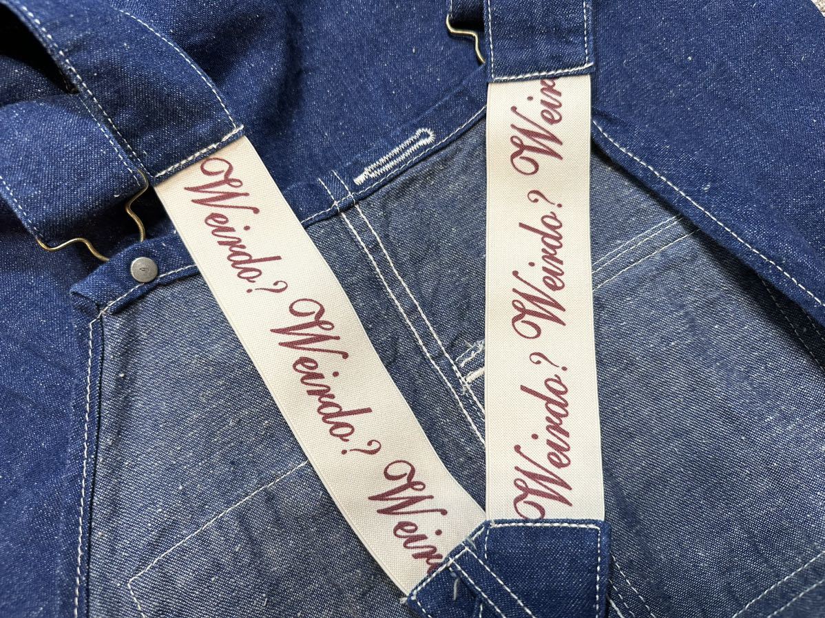 美品 Size S WEIRDO オーバーオール 杢シャンブレー GLAD HAND Gangsterville OLD CROW by GLADHAND Dry bones attractions 